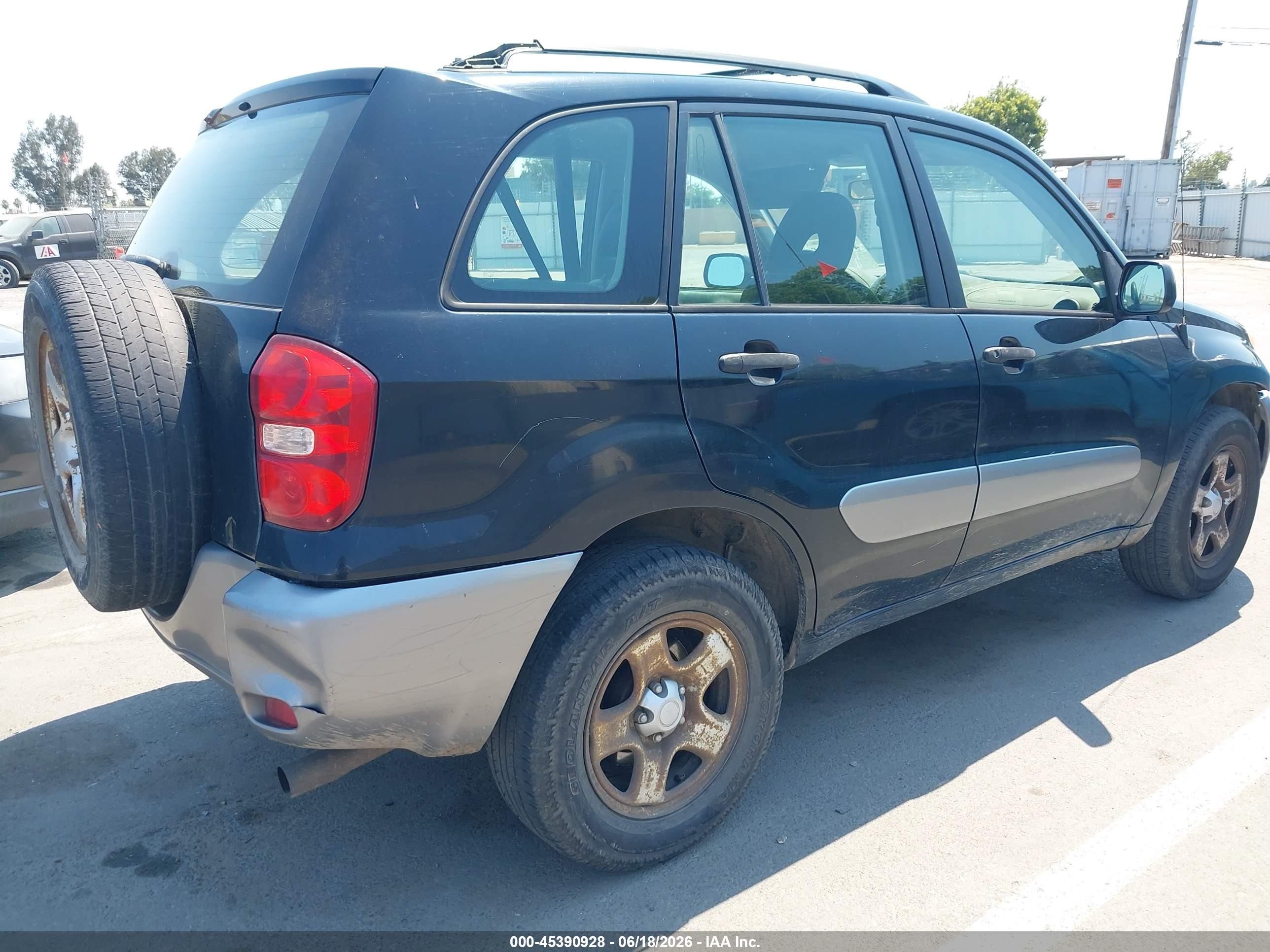 2005 Toyota Rav4   Черный vin: JTEGD20V550051541