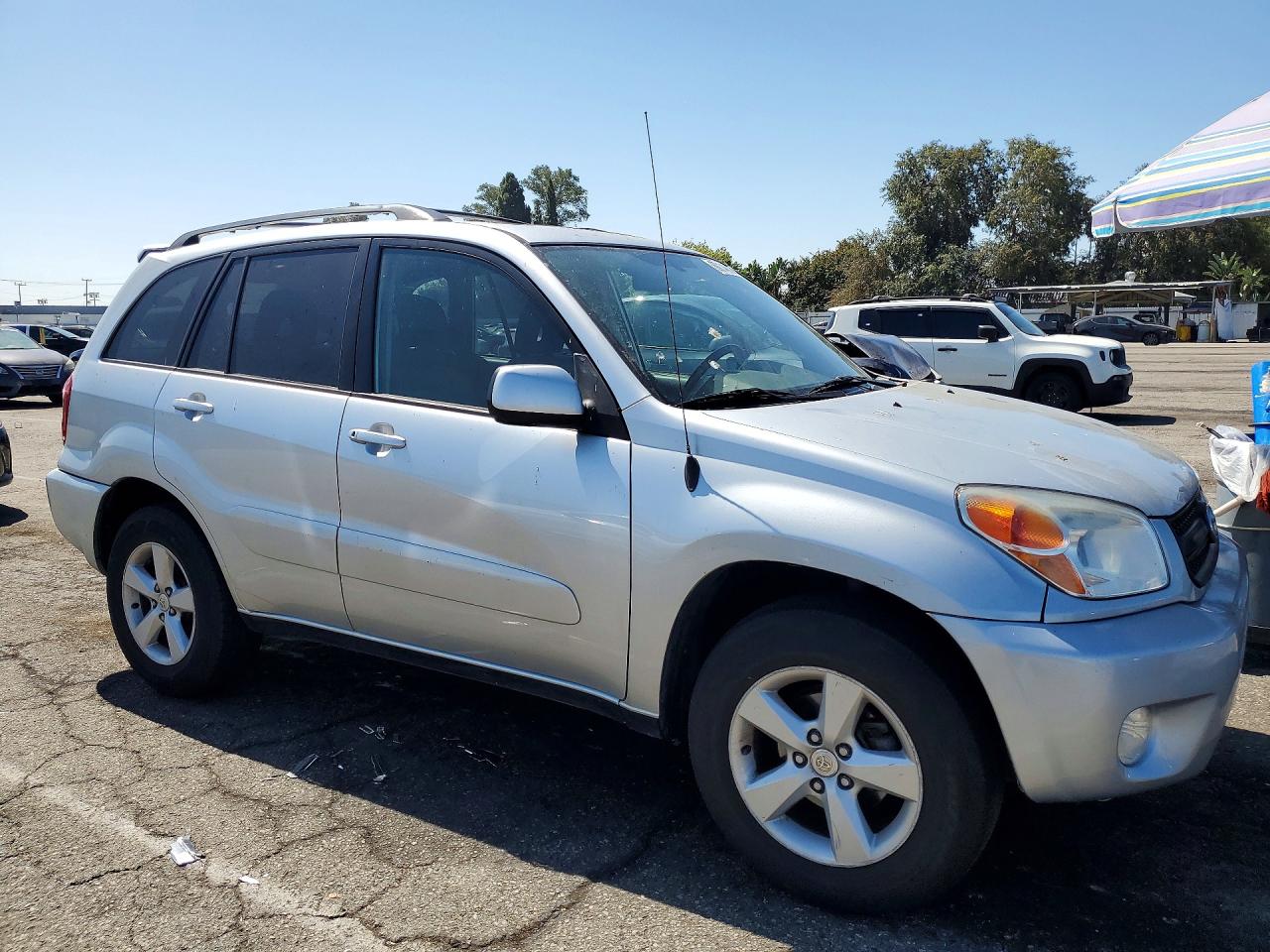 2005 Toyota Rav4 Base Silver vin: JTEGD20V550055203