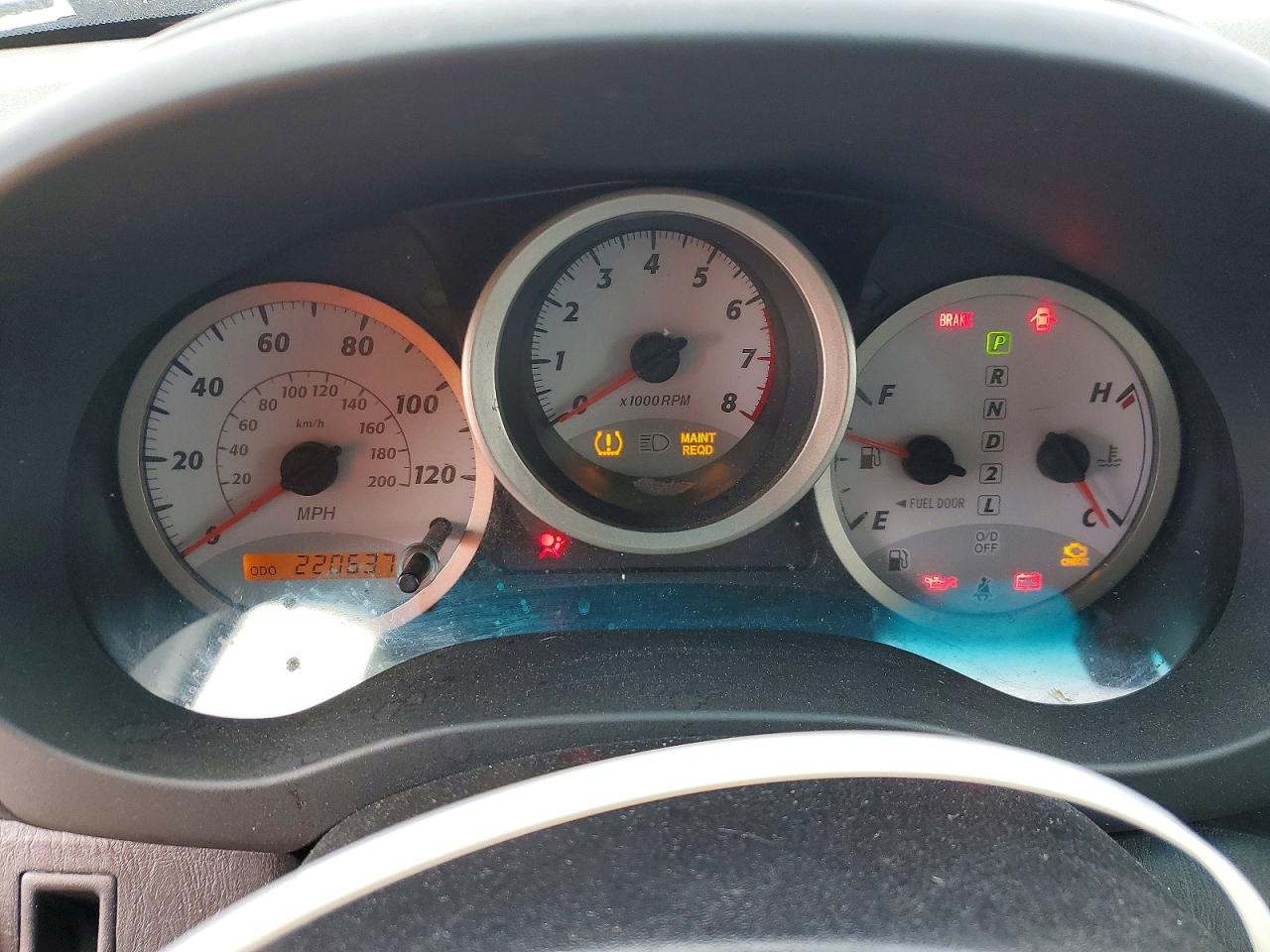 2005 Toyota Rav4 Blue vin: JTEGD20V550067335