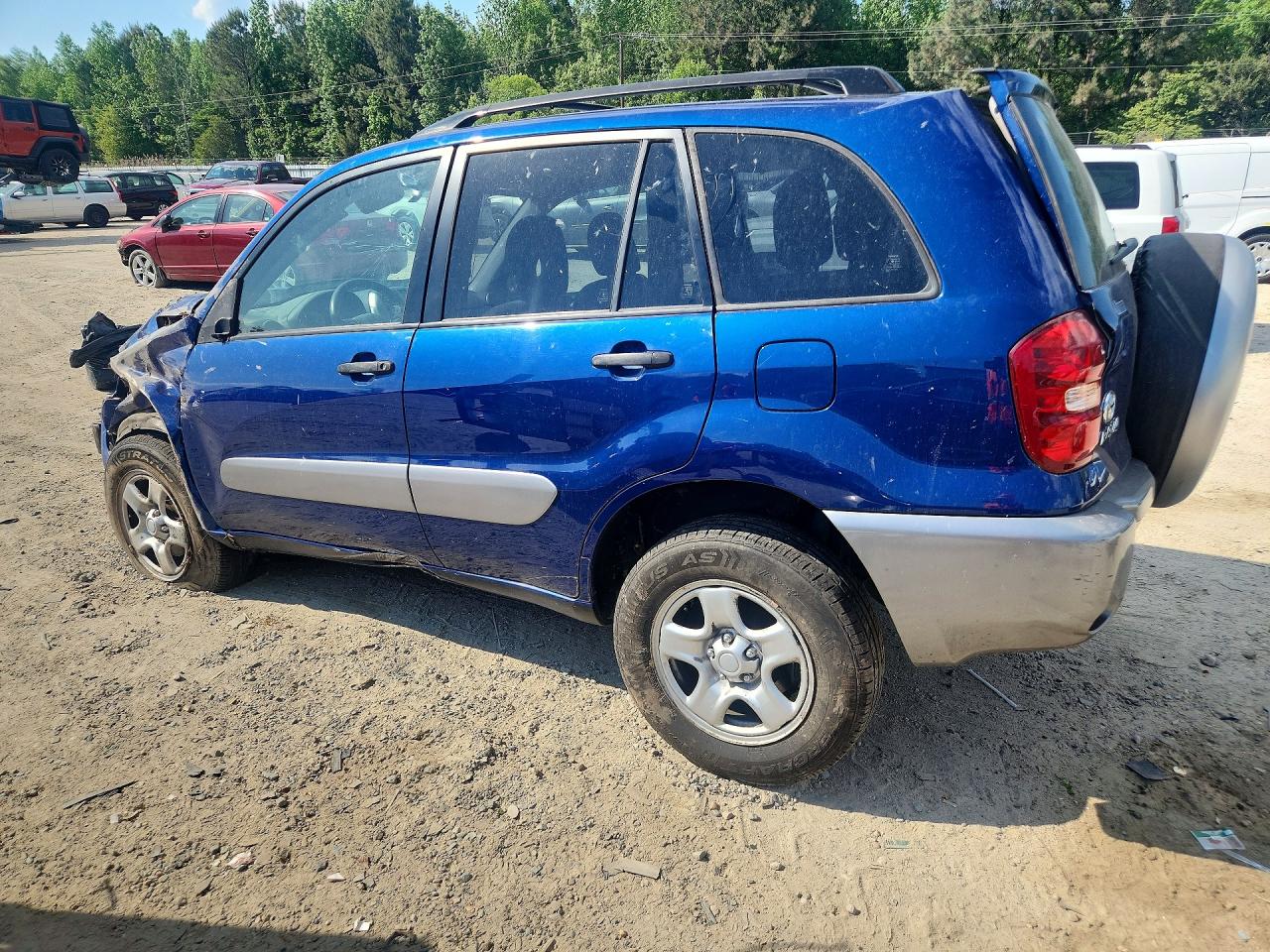 2005 Toyota Rav4 Base Blue vin: JTEGD20V550070624