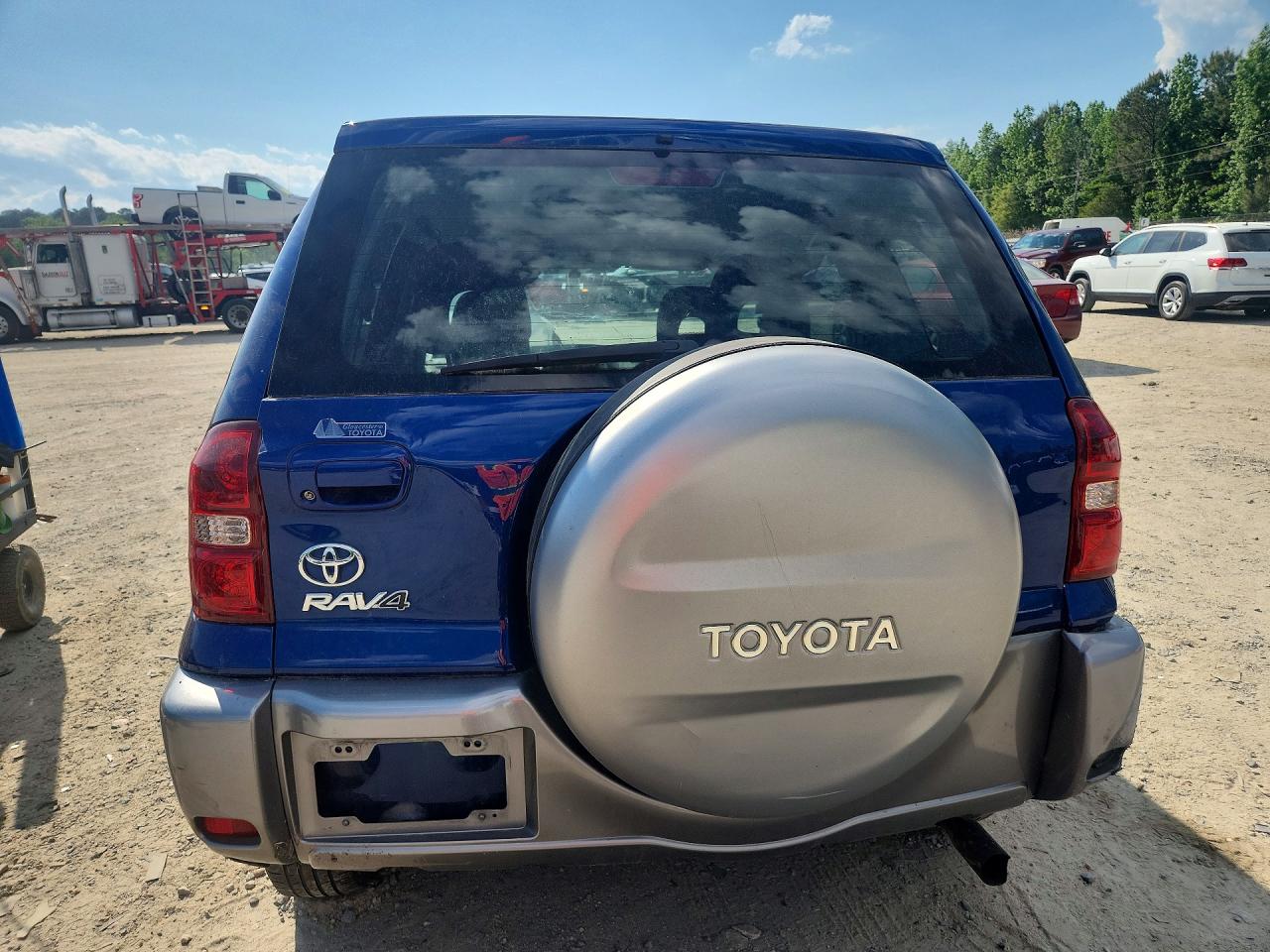 2005 Toyota Rav4 Base Blue vin: JTEGD20V550070624