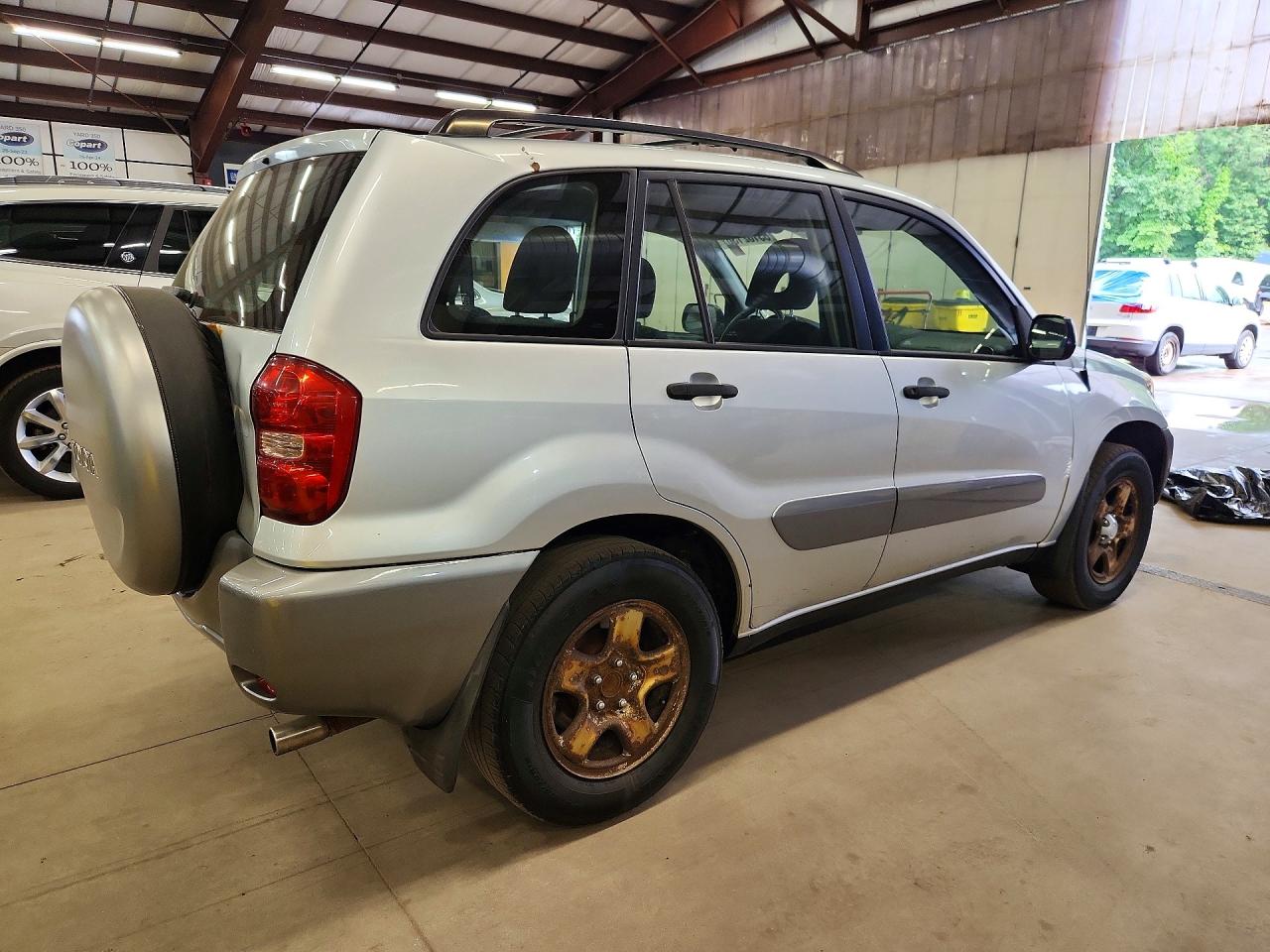 2005 Toyota Rav4 Base Silver vin: JTEGD20V550087536