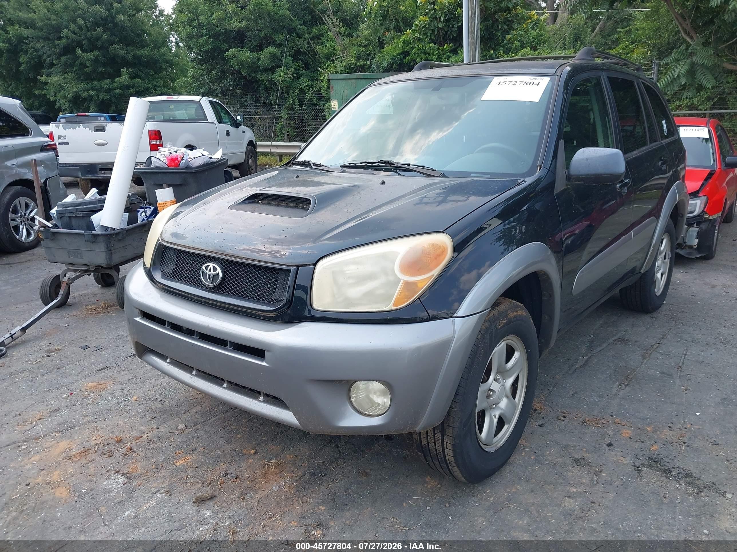 2005 Toyota Rav4   Black vin: JTEGD20V550091537