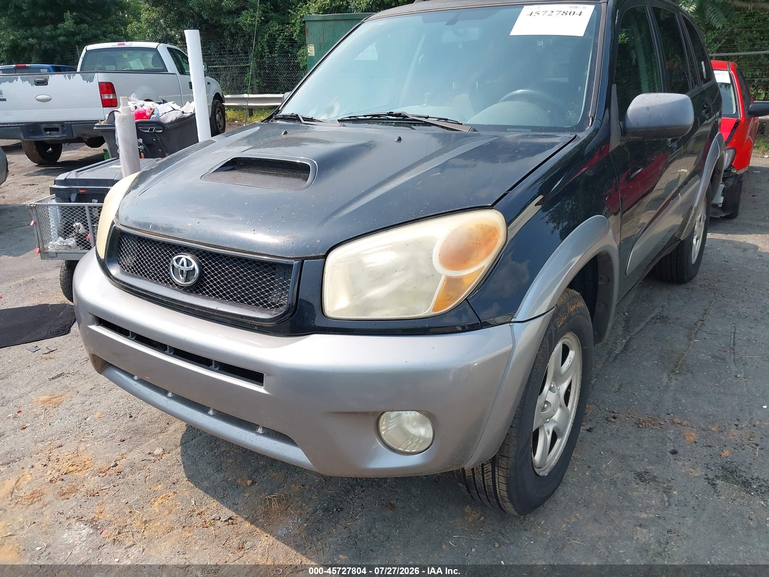 2005 Toyota Rav4   Black vin: JTEGD20V550091537