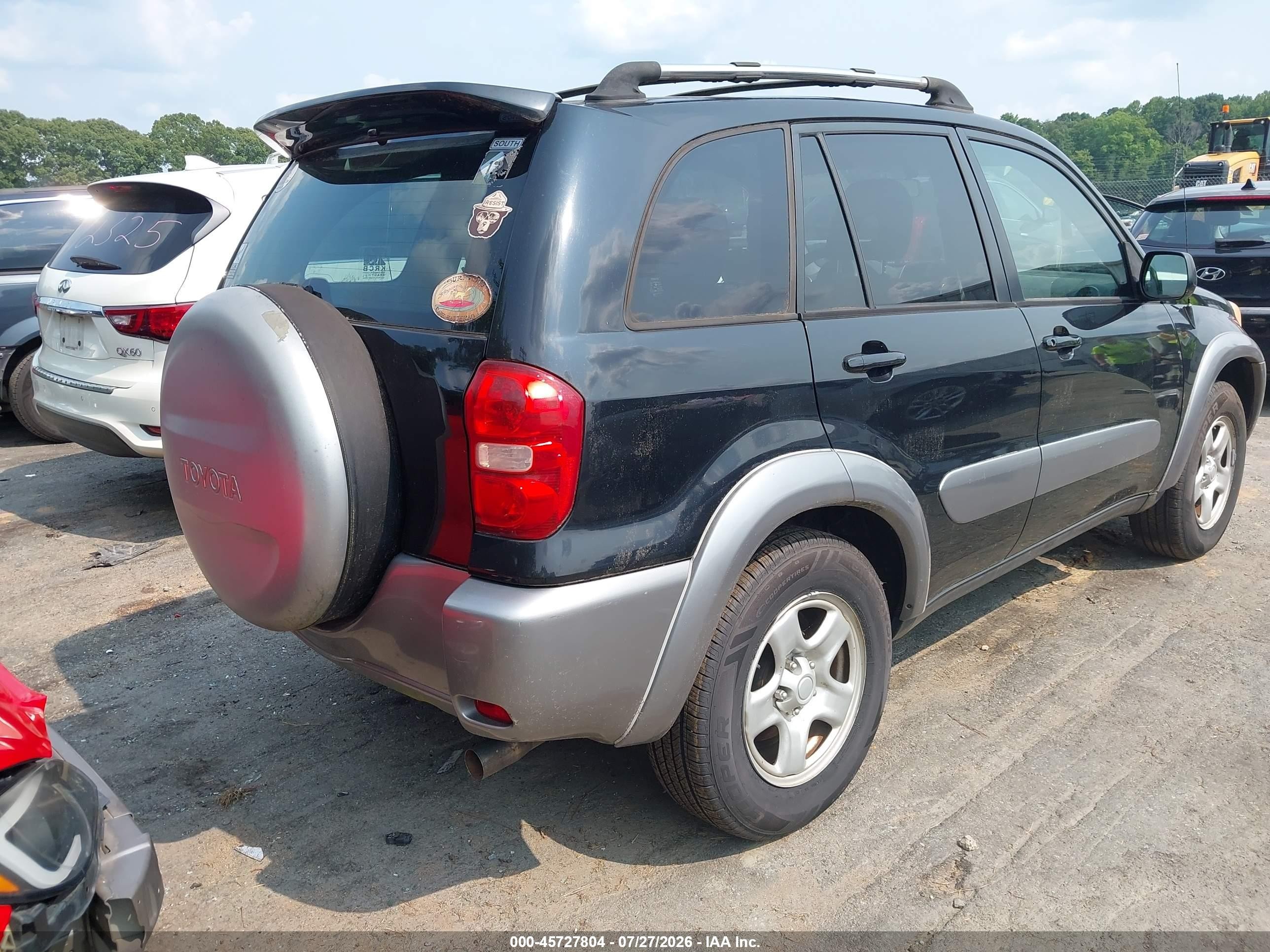 2005 Toyota Rav4   Black vin: JTEGD20V550091537