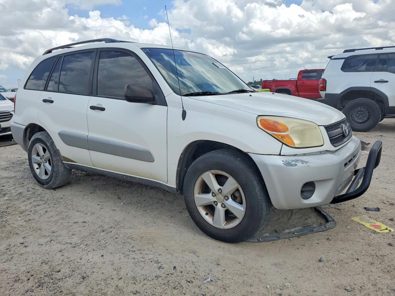 2004 Toyota Rav4 Base White vin: JTEGD20V640003383