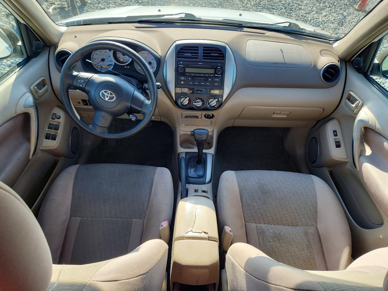 2004 Toyota Rav4 Base White vin: JTEGD20V640009667