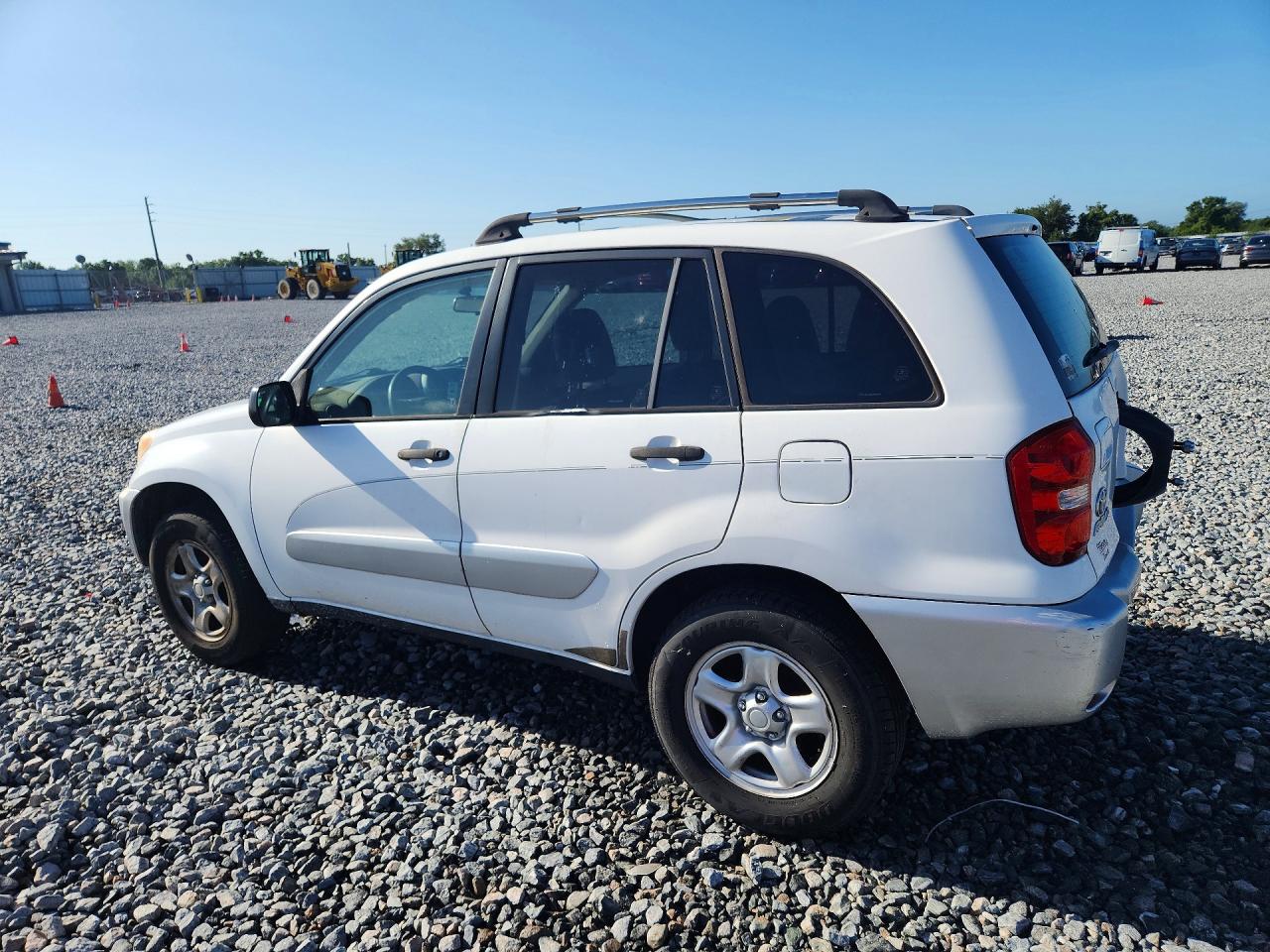 2004 Toyota Rav4 Base White vin: JTEGD20V640009667