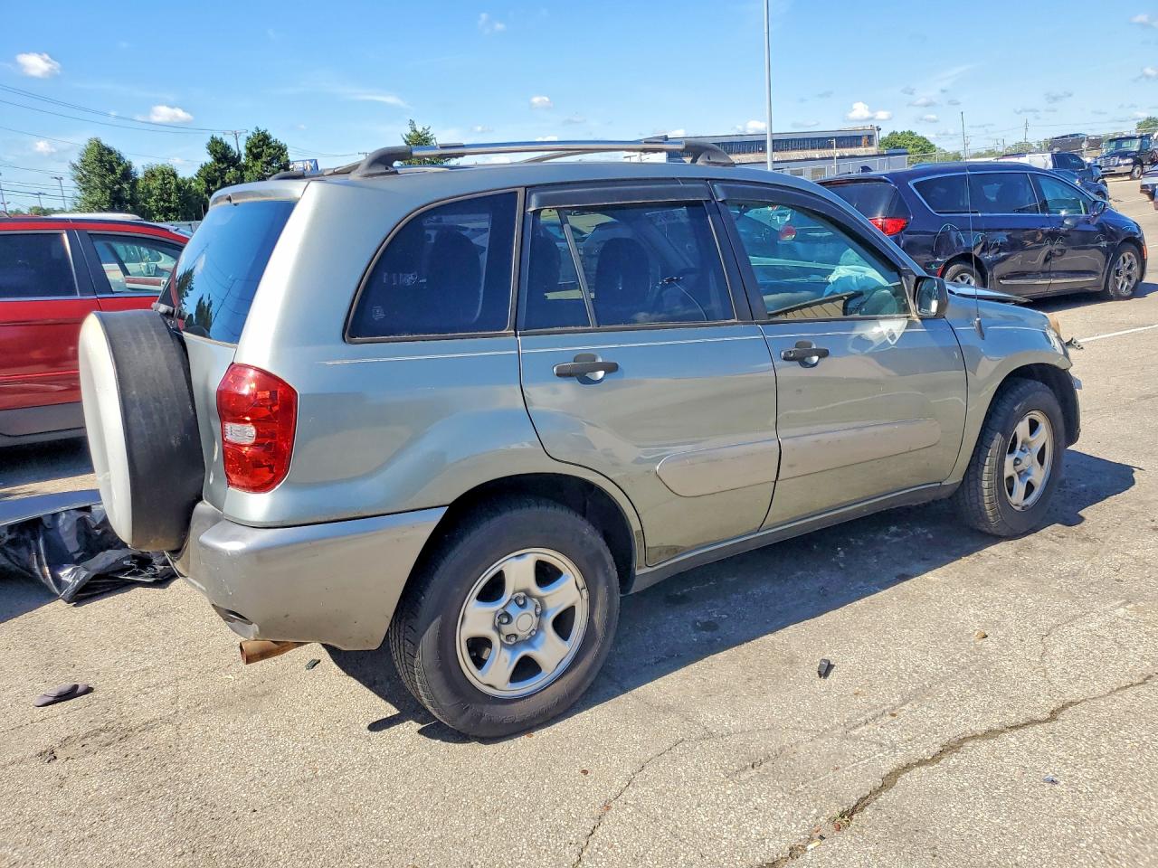 2004 Toyota Rav4 Base Silver vin: JTEGD20V640012424