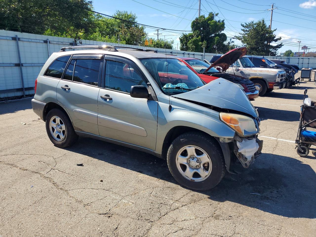 2004 Toyota Rav4 Base Silver vin: JTEGD20V640012424