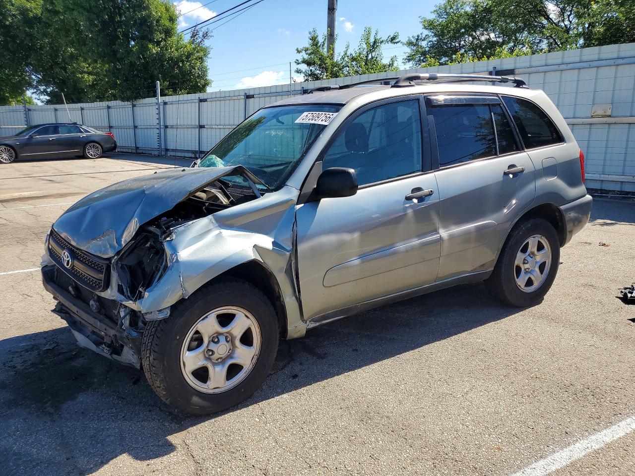 2004 Toyota Rav4 Base Silver vin: JTEGD20V640012424