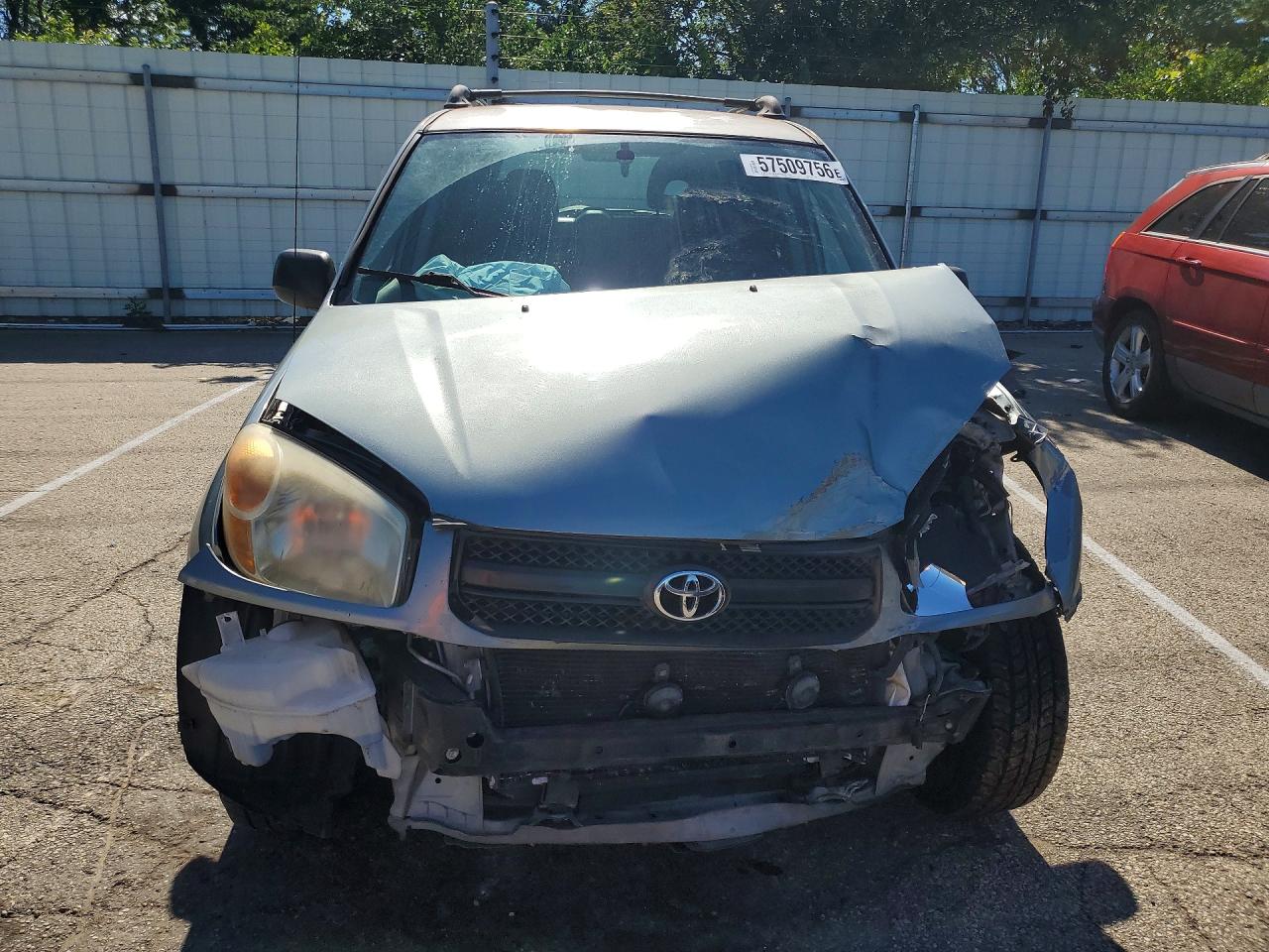 2004 Toyota Rav4 Base Silver vin: JTEGD20V640012424