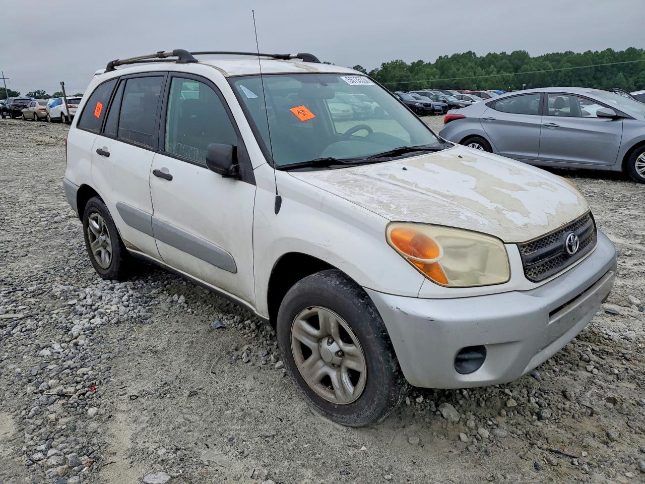 2005 Toyota Rav4 Base White vin: JTEGD20V650073824