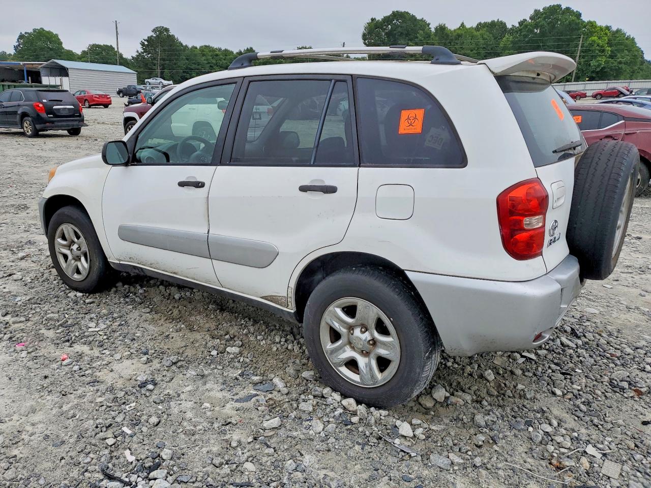 2005 Toyota Rav4 Base White vin: JTEGD20V650073824