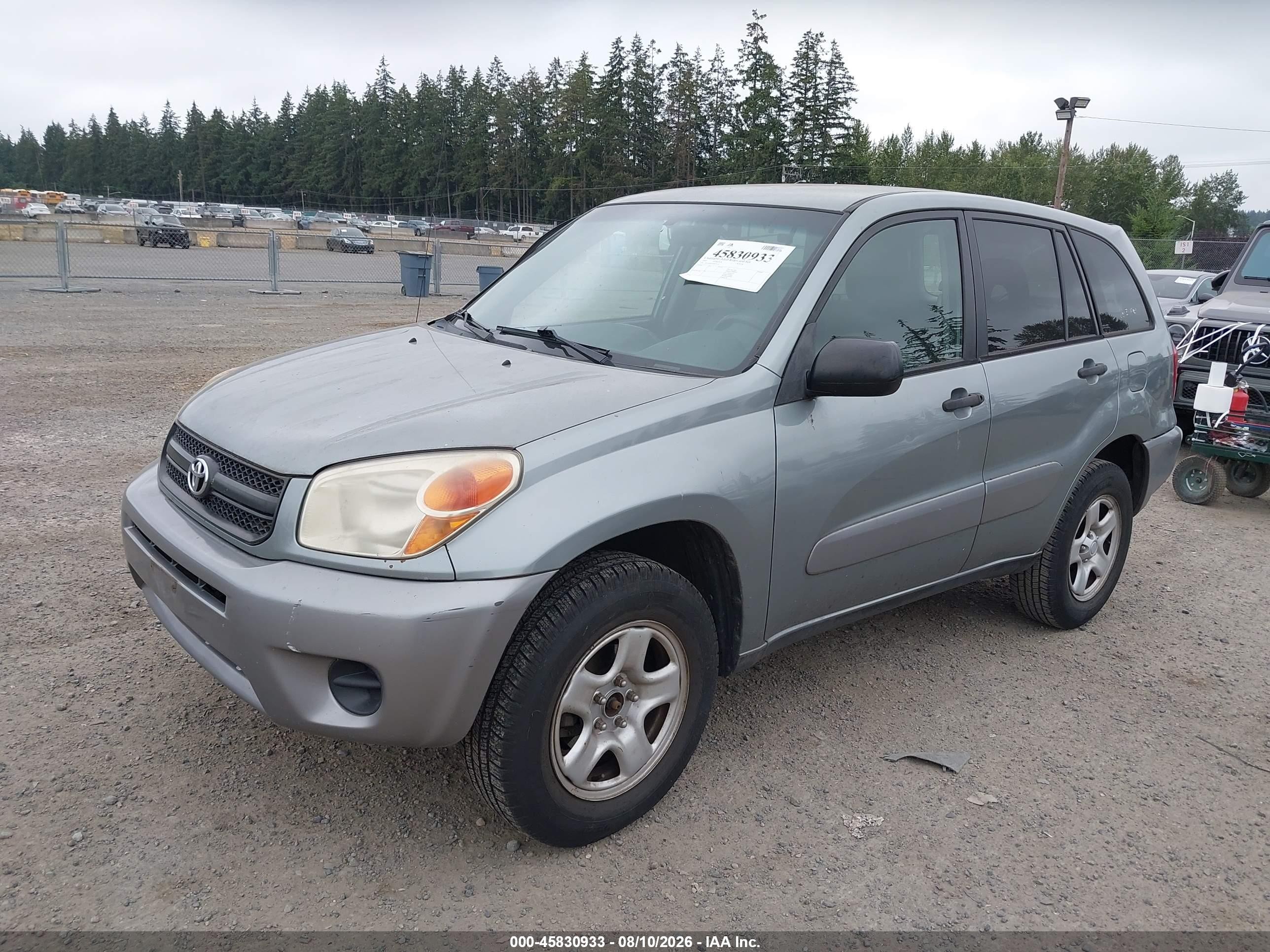 2005 Toyota Rav4   Gray vin: JTEGD20V650075167