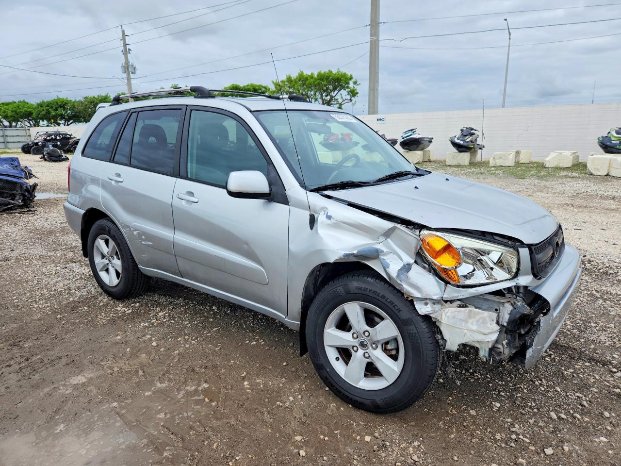 2005 Toyota Rav4 Base Серебряный vin: JTEGD20V650077632