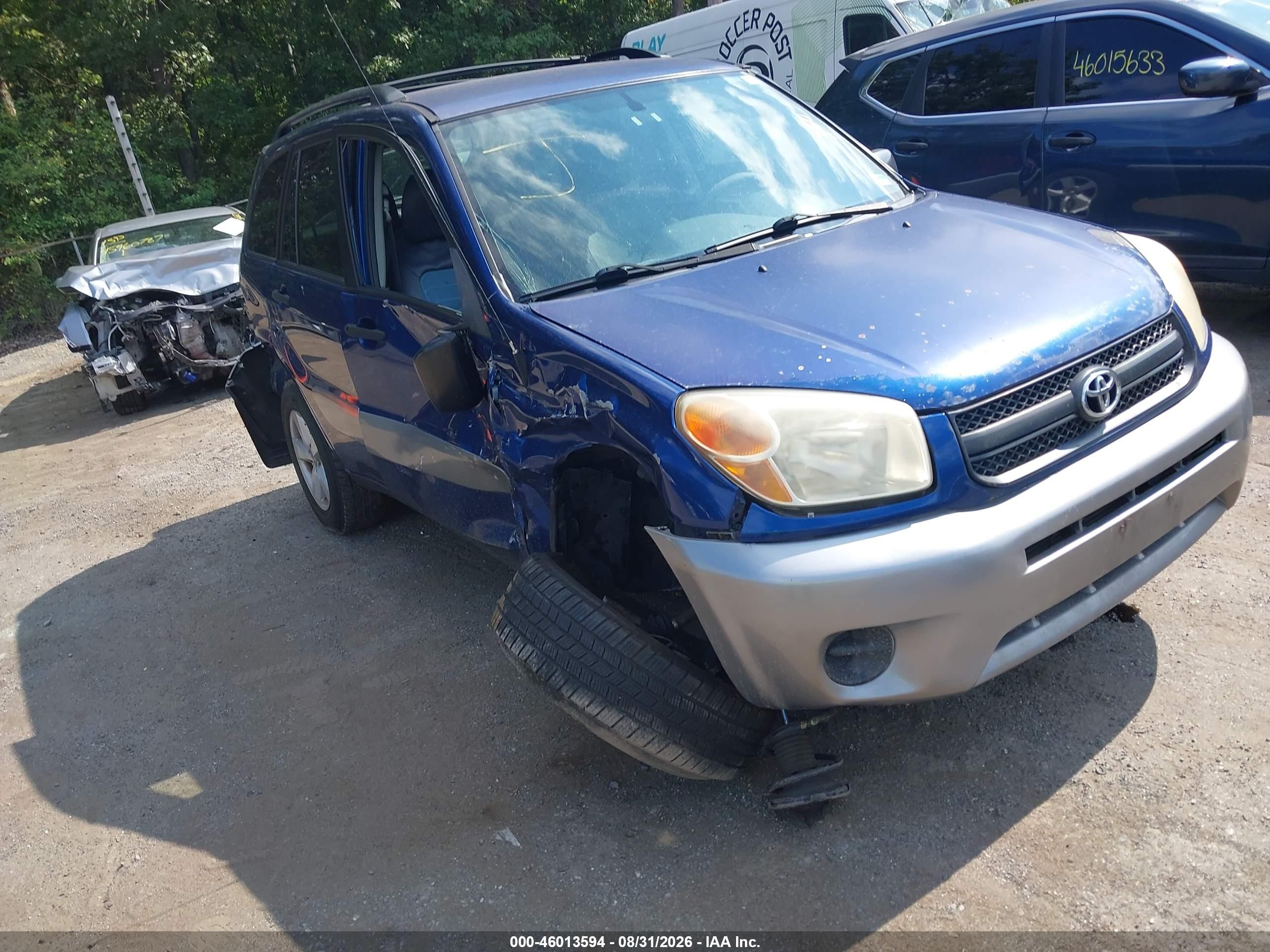 2005 Toyota Rav4   Blue vin: JTEGD20V650081695