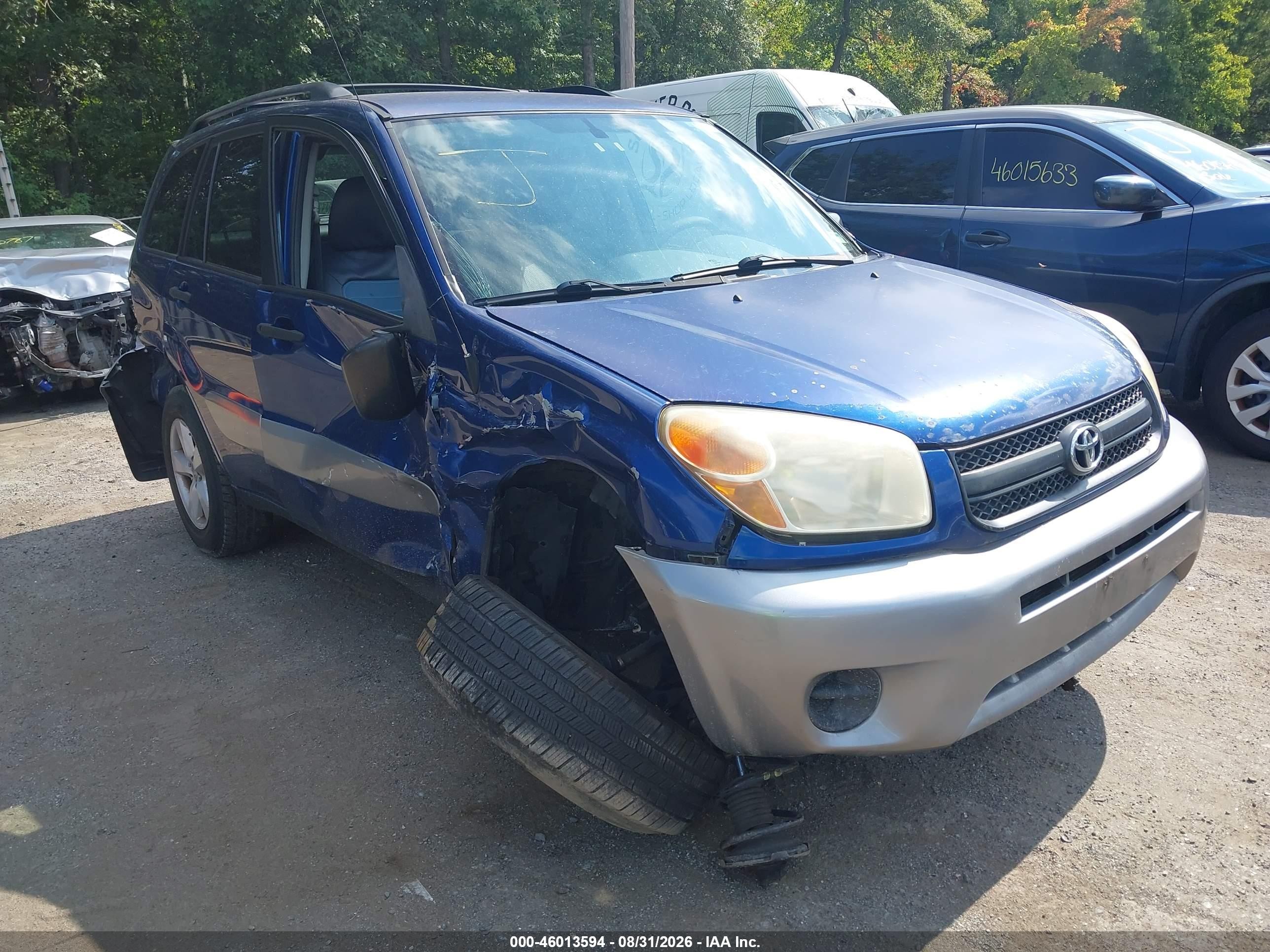 2005 Toyota Rav4   Blue vin: JTEGD20V650081695