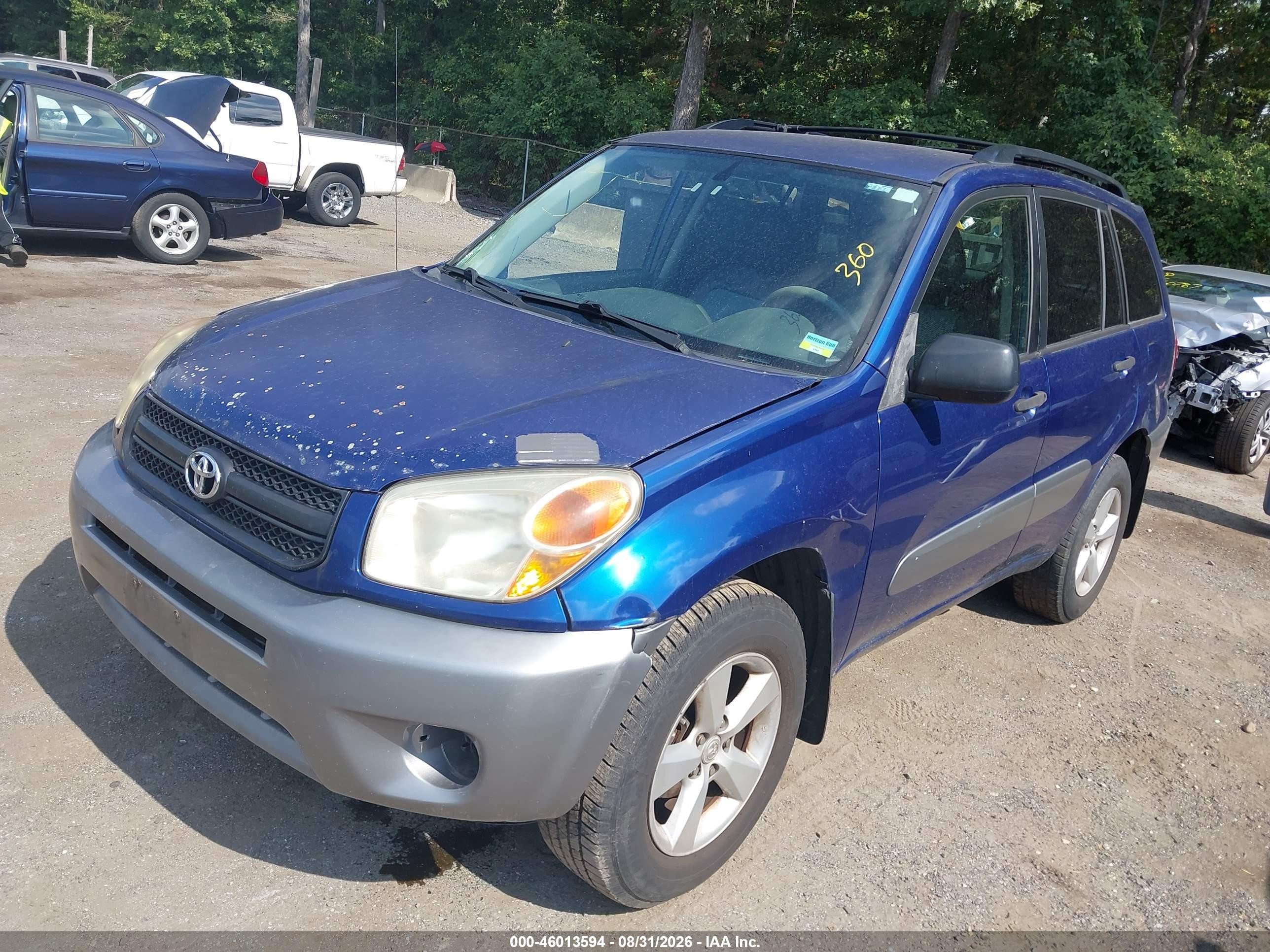 2005 Toyota Rav4   Blue vin: JTEGD20V650081695