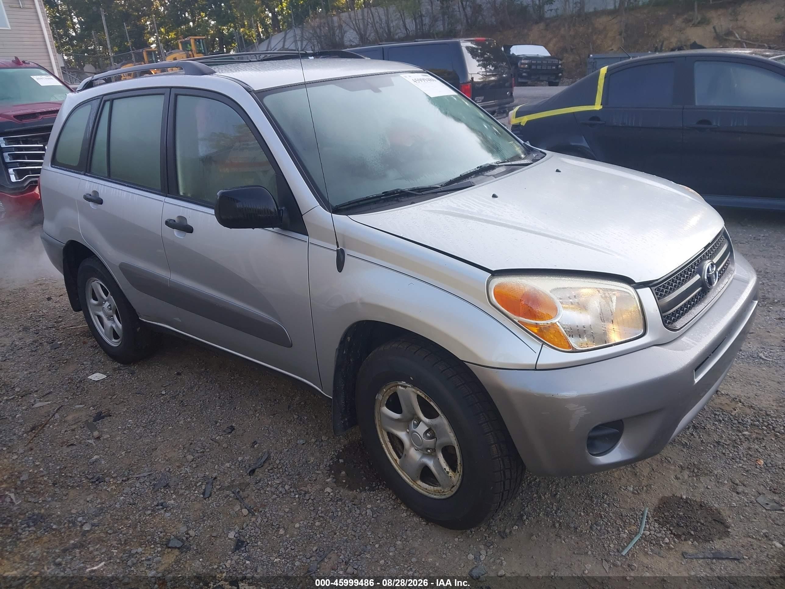2004 Toyota Rav4   Silver vin: JTEGD20V740004798