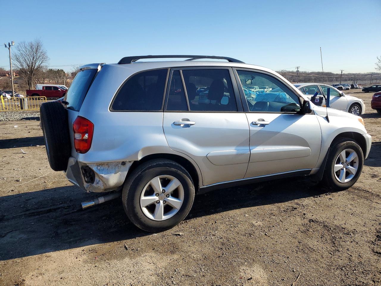 2004 Toyota Rav4 Base Silver vin: JTEGD20V740008835