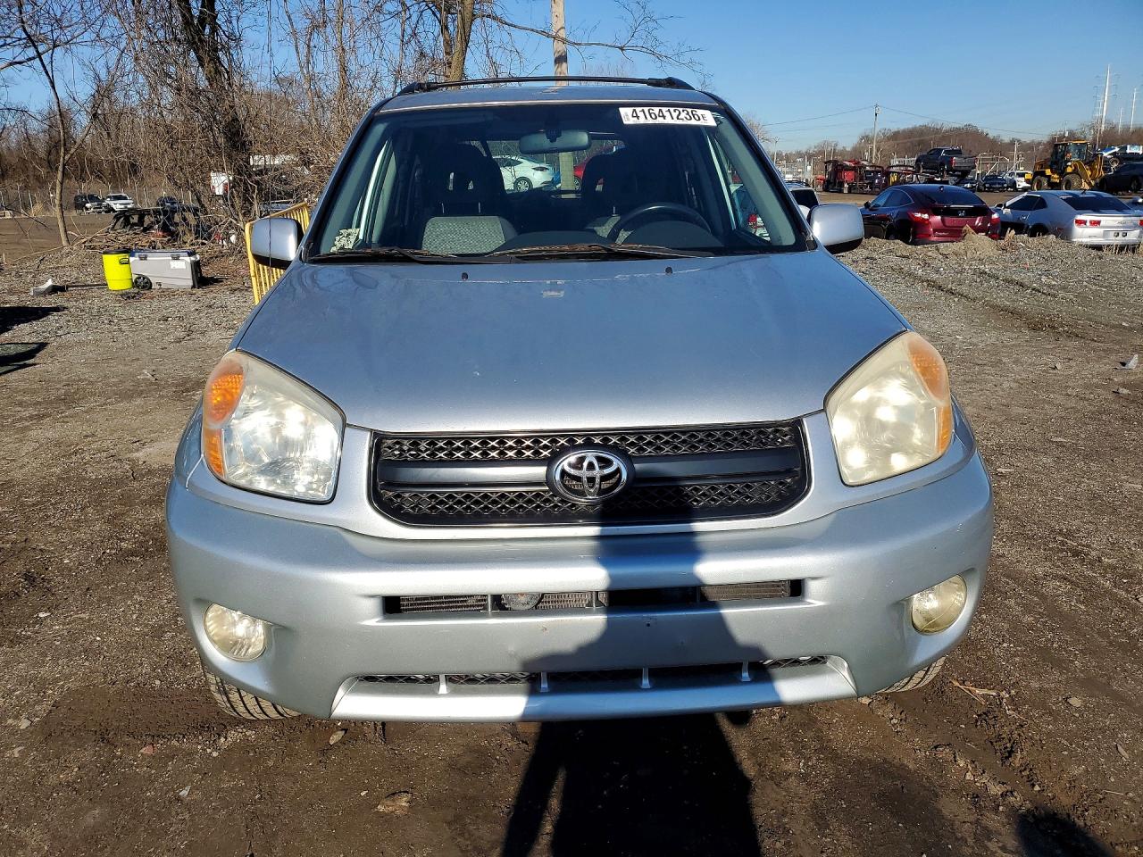 2004 Toyota Rav4 Base Silver vin: JTEGD20V740008835