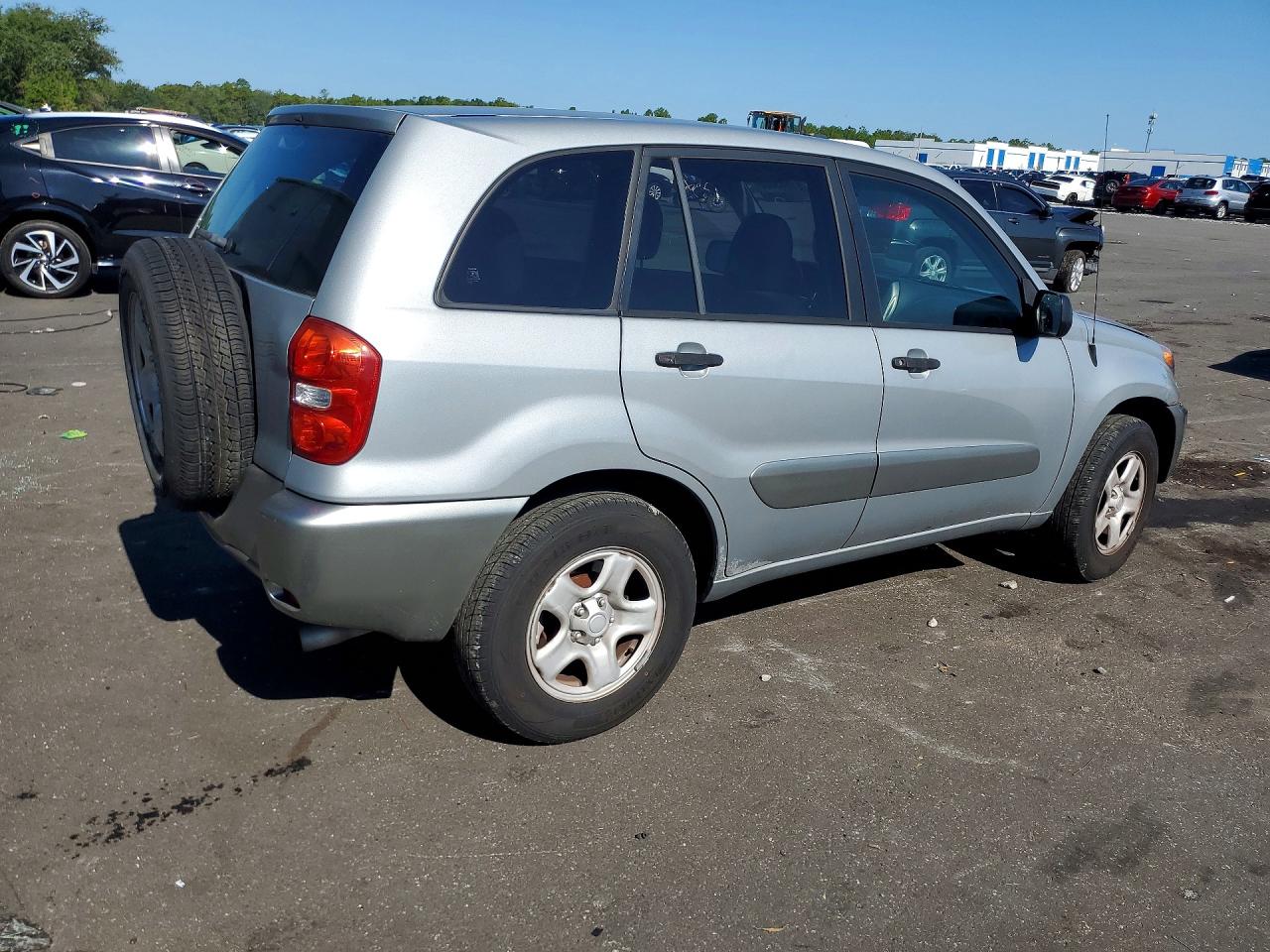 2004 Toyota Rav4 Base Silver vin: JTEGD20V740029703