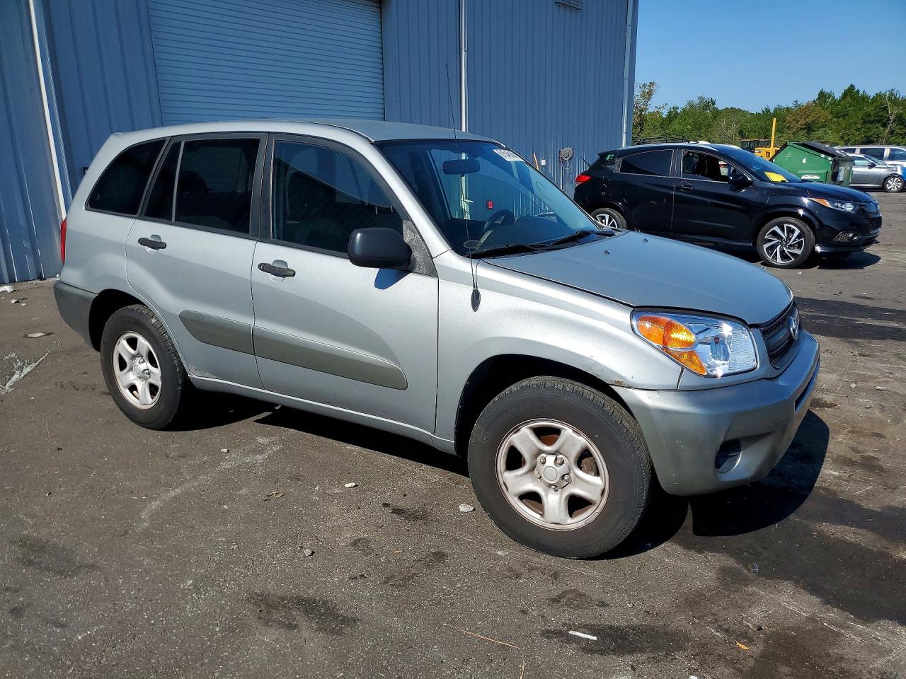 2004 Toyota Rav4 Base Silver vin: JTEGD20V740029703