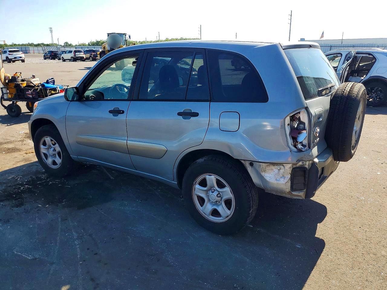 2004 Toyota Rav4 Base Silver vin: JTEGD20V740029703