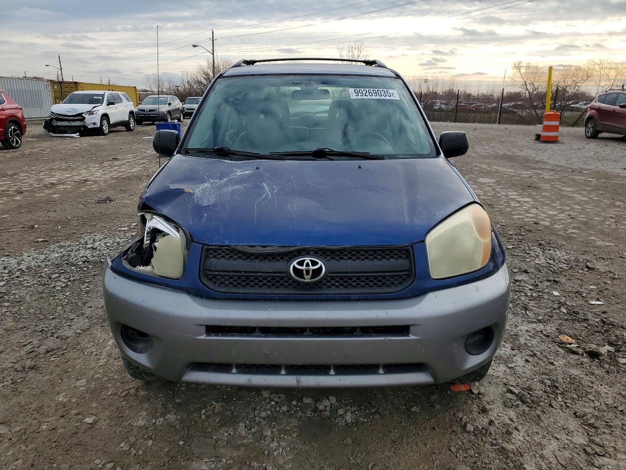 2004 Toyota Rav4 Синий vin: JTEGD20V740037932