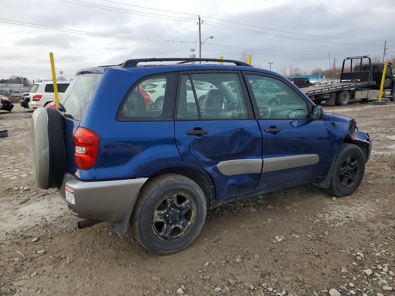 2004 Toyota Rav4 Синий vin: JTEGD20V740037932