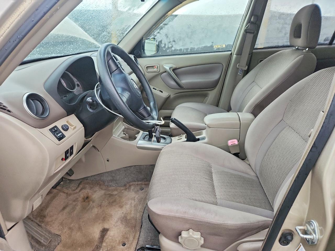 2004 Toyota Rav4 Base Beige vin: JTEGD20V740040426