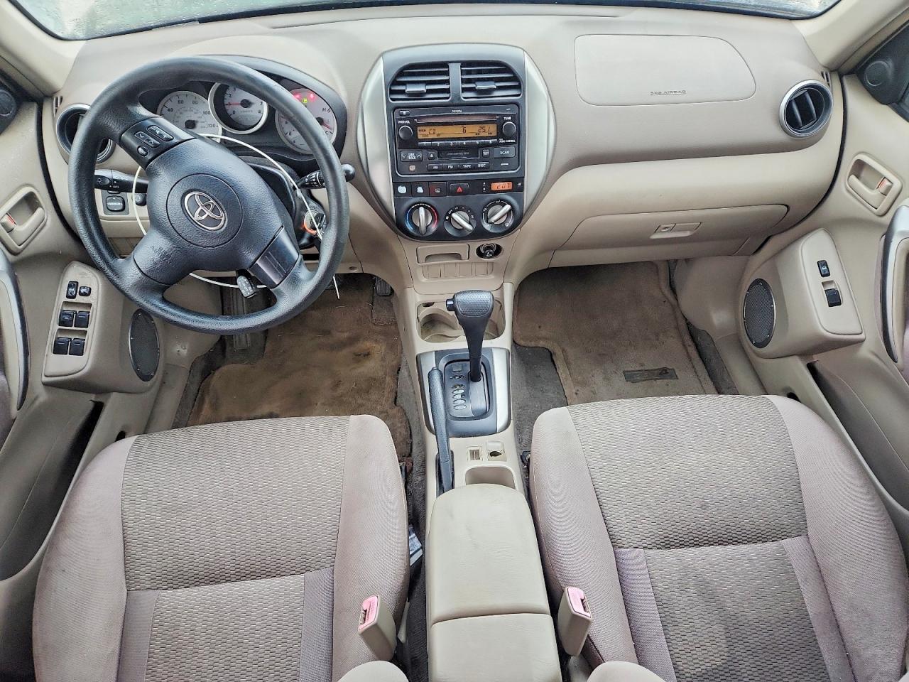 2004 Toyota Rav4 Base Beige vin: JTEGD20V740040426