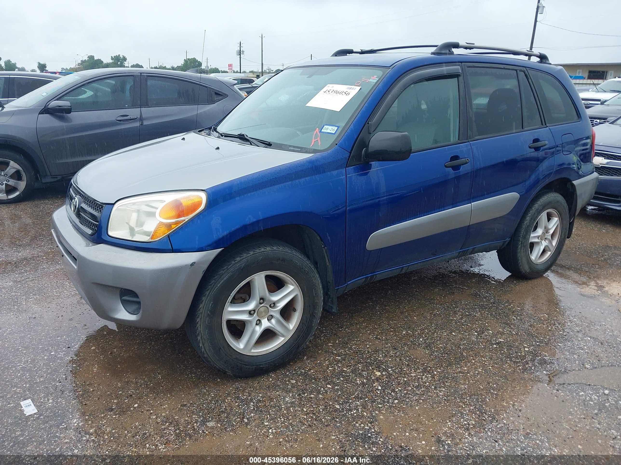 2004 Toyota Rav4   Blue vin: JTEGD20V740042337
