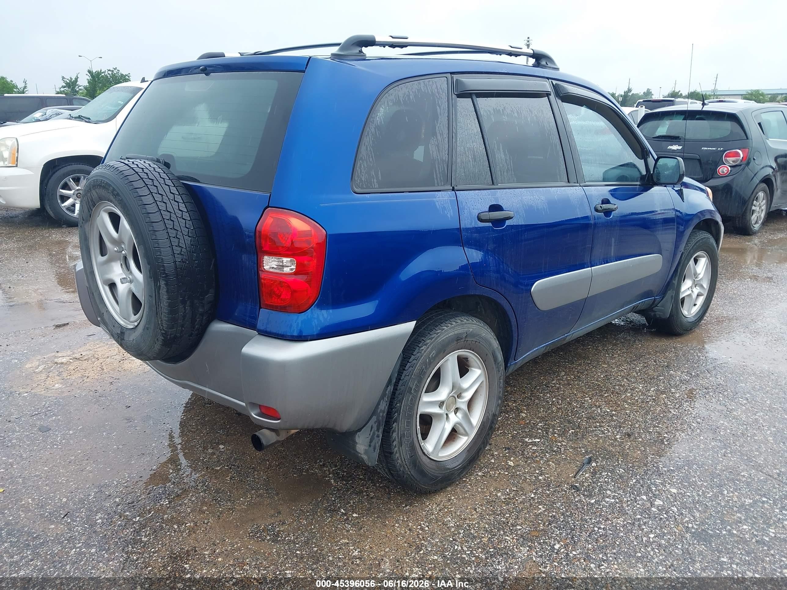 2004 Toyota Rav4   Blue vin: JTEGD20V740042337