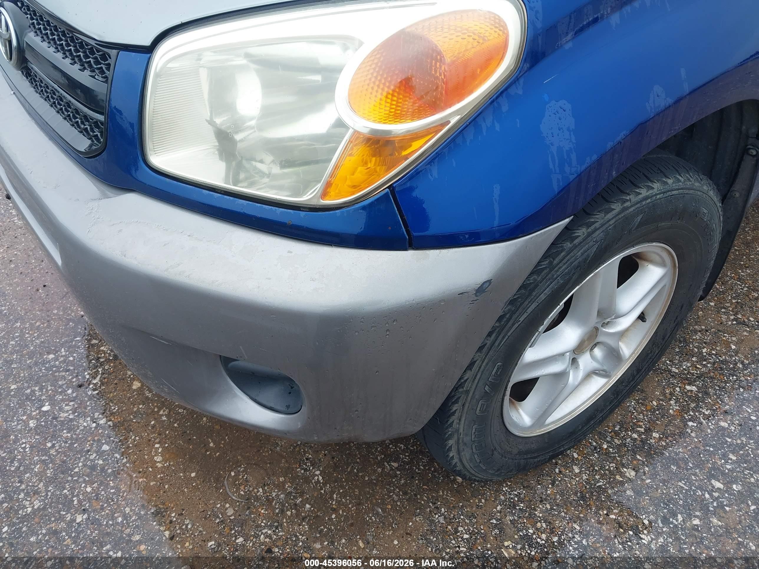 2004 Toyota Rav4   Blue vin: JTEGD20V740042337