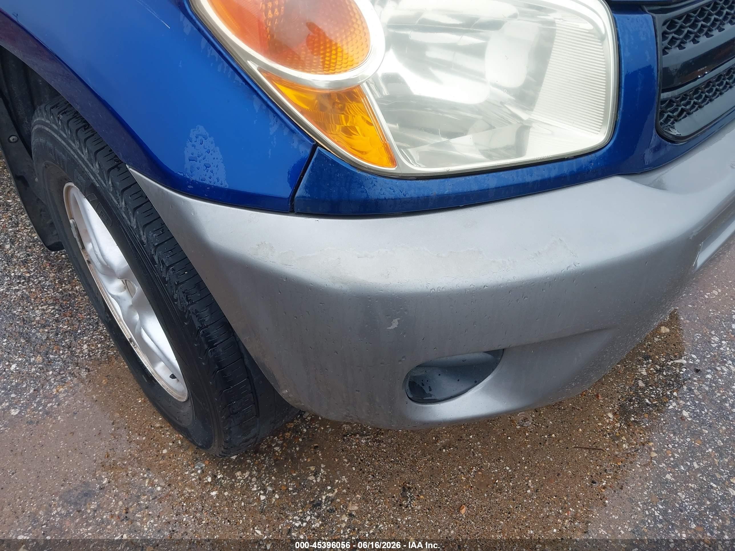 2004 Toyota Rav4   Blue vin: JTEGD20V740042337