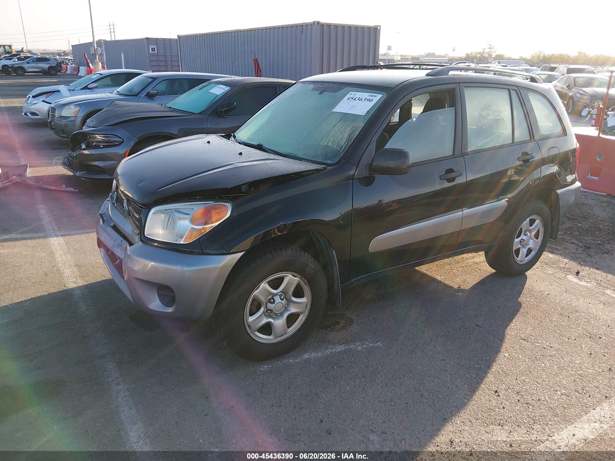 2004 Toyota Rav4   Black vin: JTEGD20V740046338