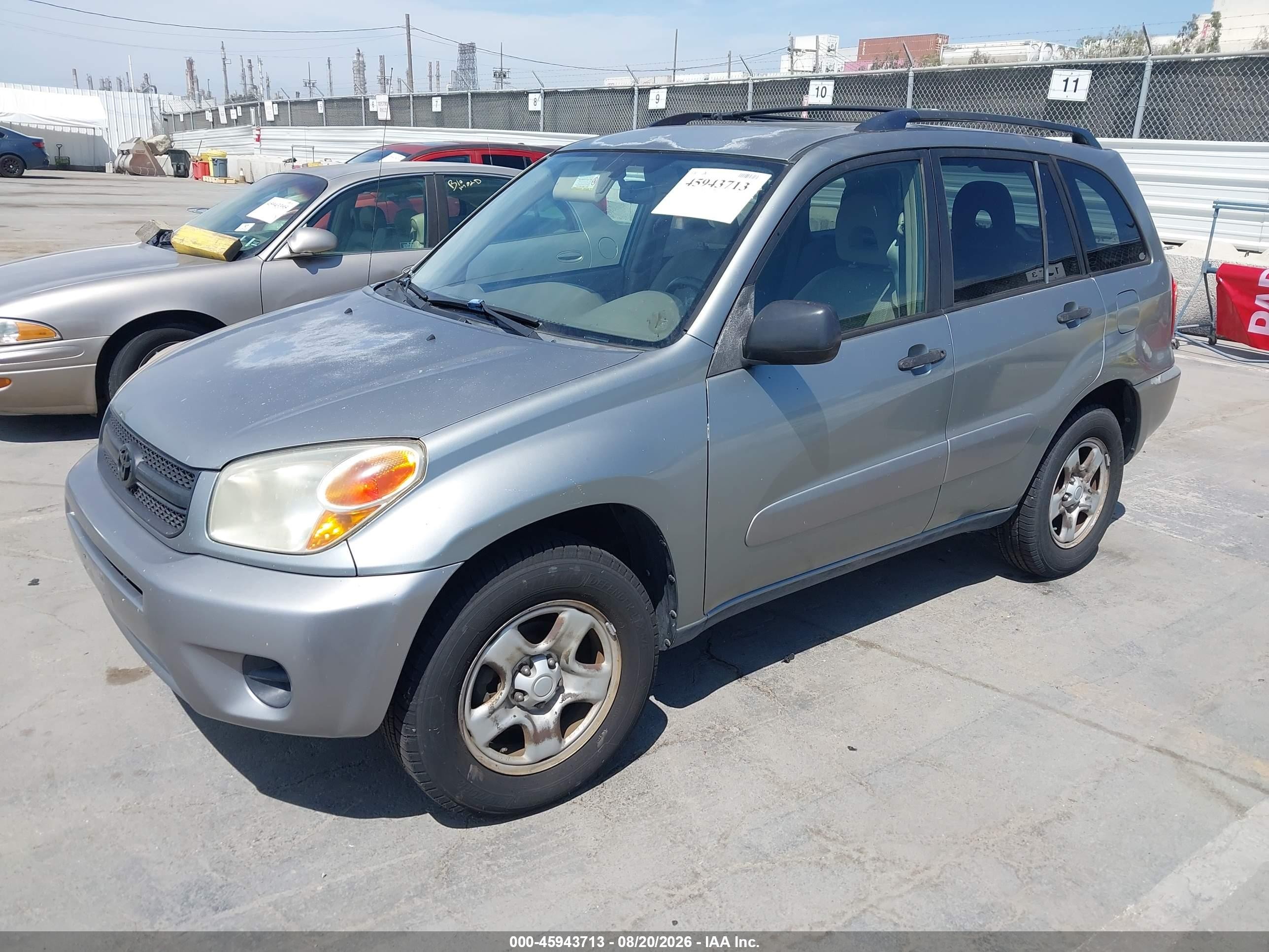 2004 Toyota Rav4   Silver vin: JTEGD20V740046761