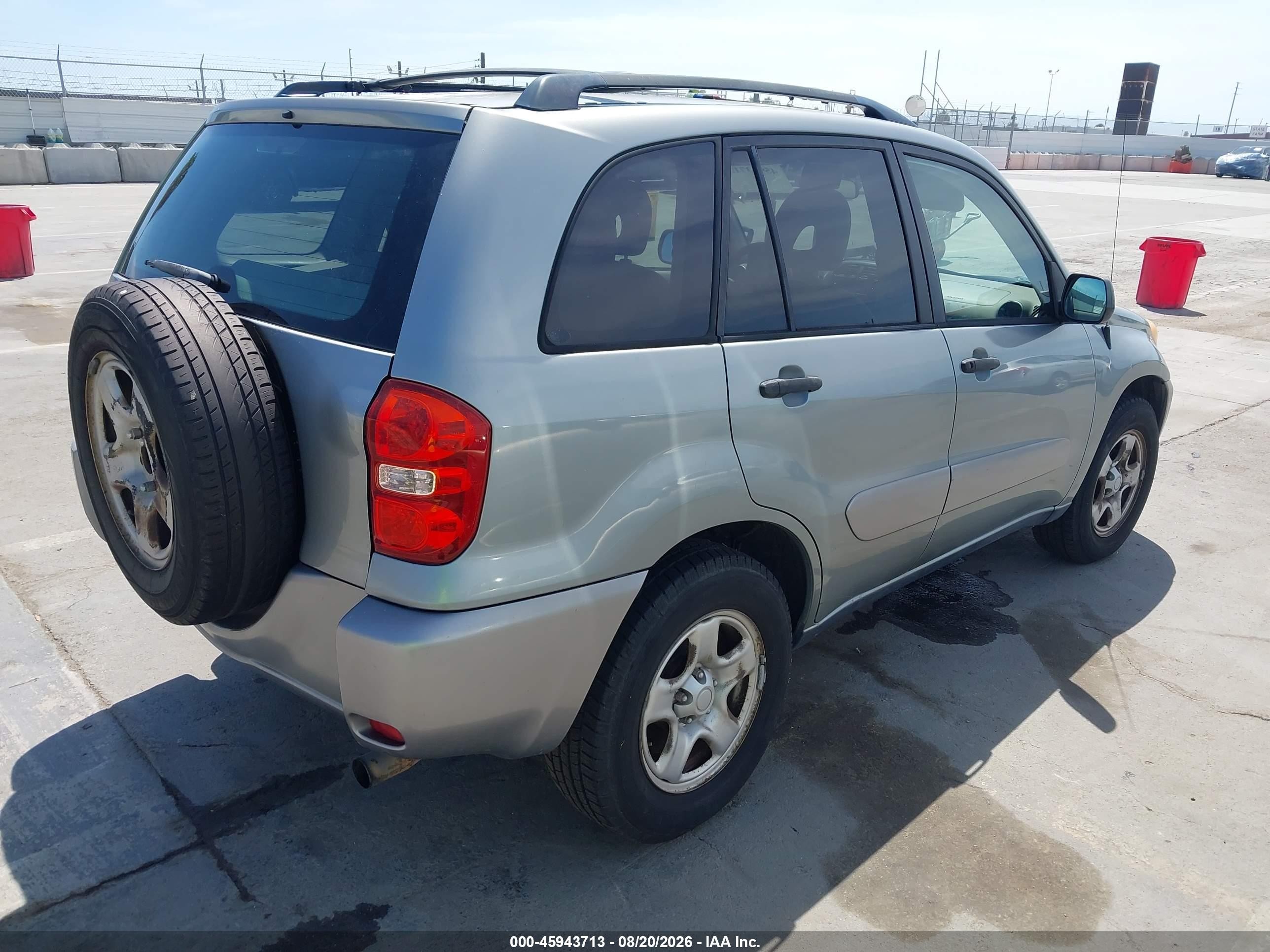 2004 Toyota Rav4   Silver vin: JTEGD20V740046761