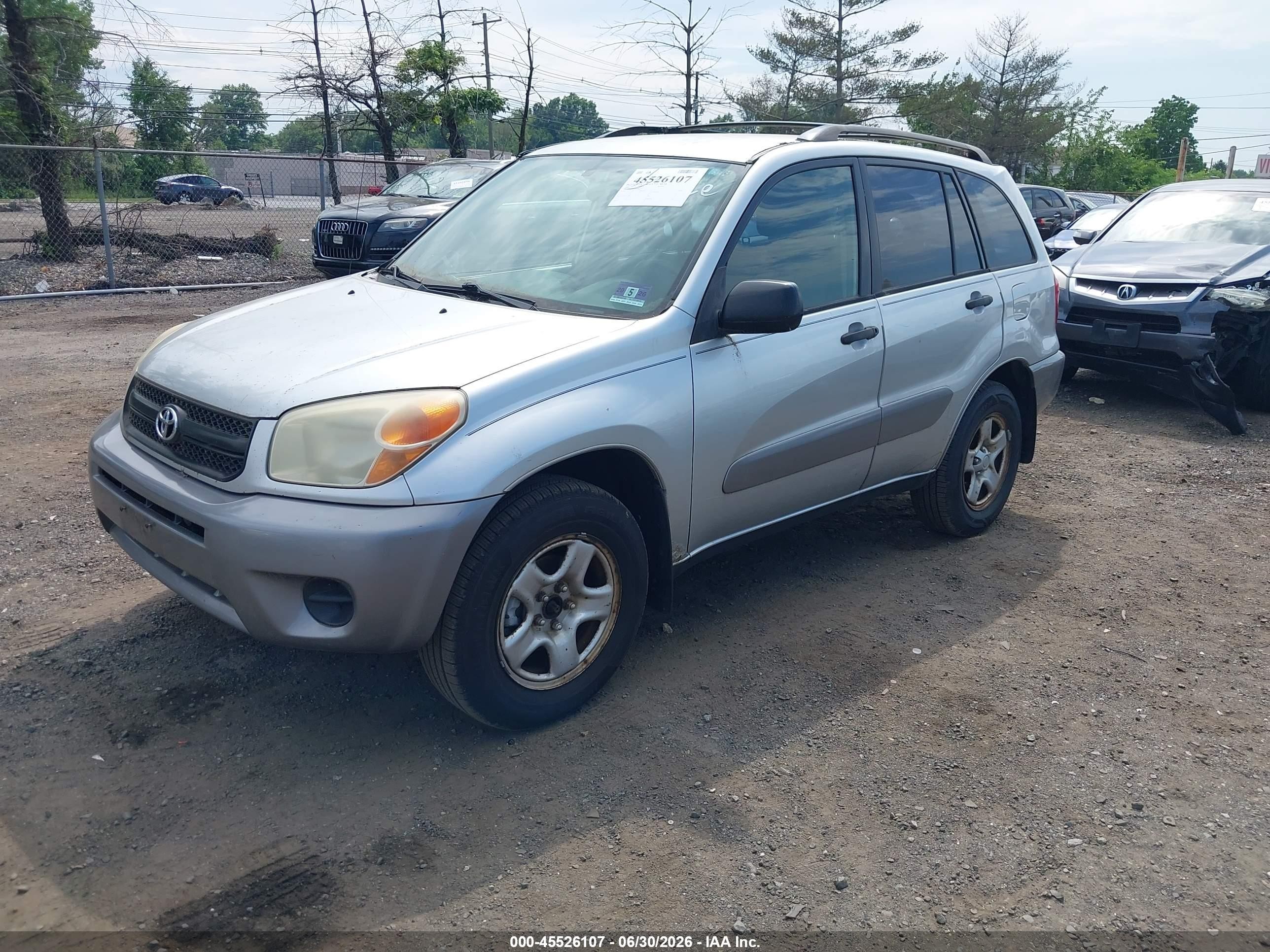 2005 Toyota Rav4   Silver vin: JTEGD20V750052609