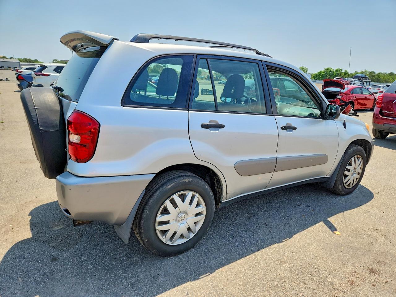 2005 Toyota Rav4 Base Silver vin: JTEGD20V750052996