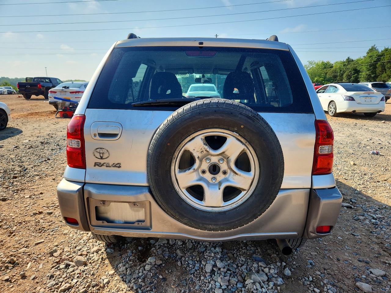 2005 Toyota Rav4 Base Silver vin: JTEGD20V750058250