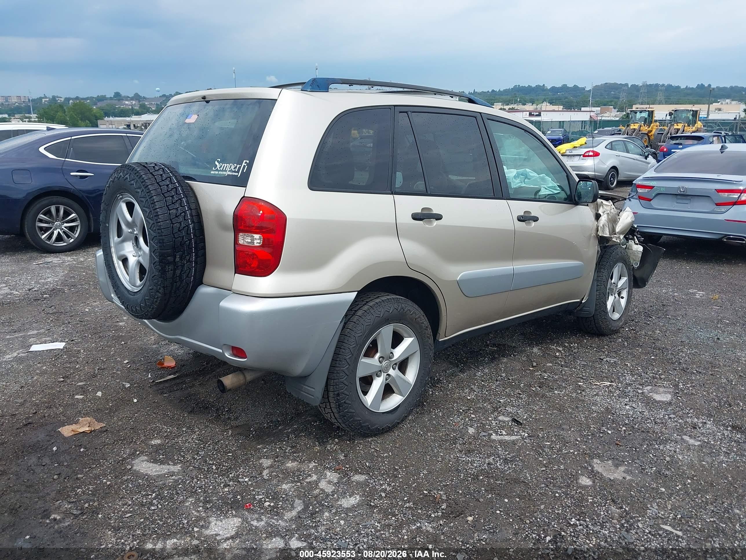 2005 Toyota Rav4   Gold vin: JTEGD20V750070365