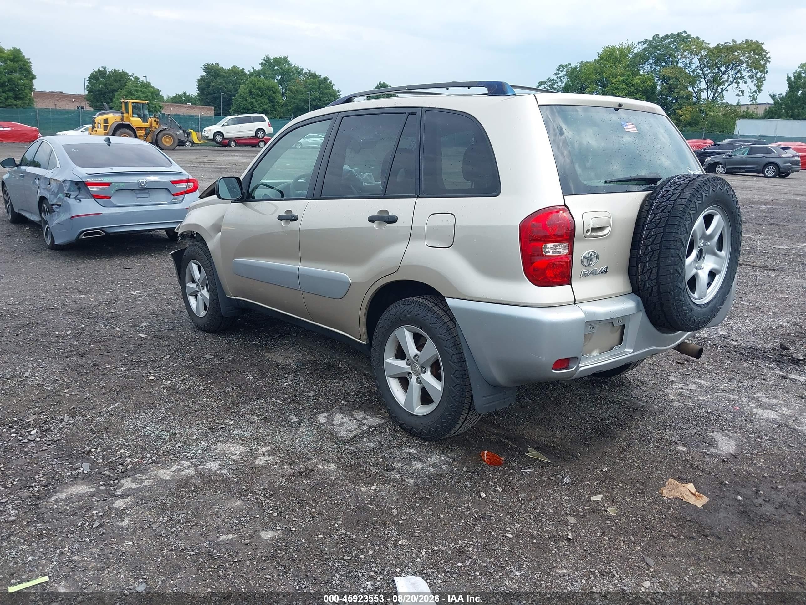 2005 Toyota Rav4   Gold vin: JTEGD20V750070365