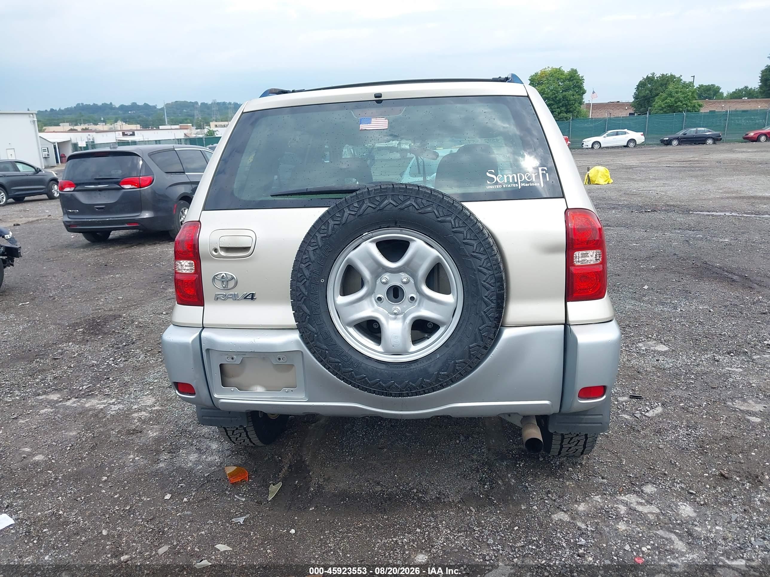 2005 Toyota Rav4   Gold vin: JTEGD20V750070365