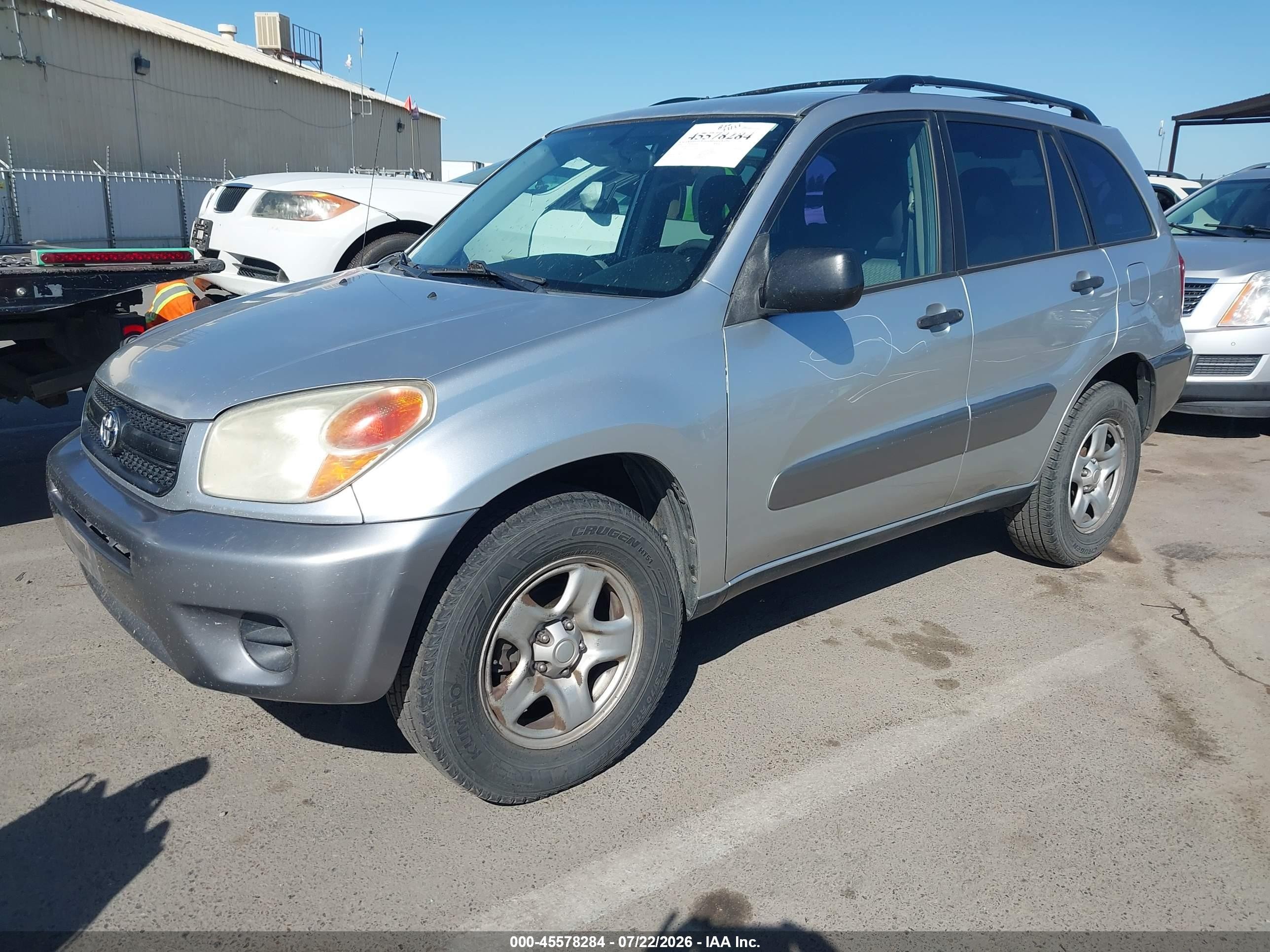 2005 Toyota Rav4   Silver vin: JTEGD20V750073282