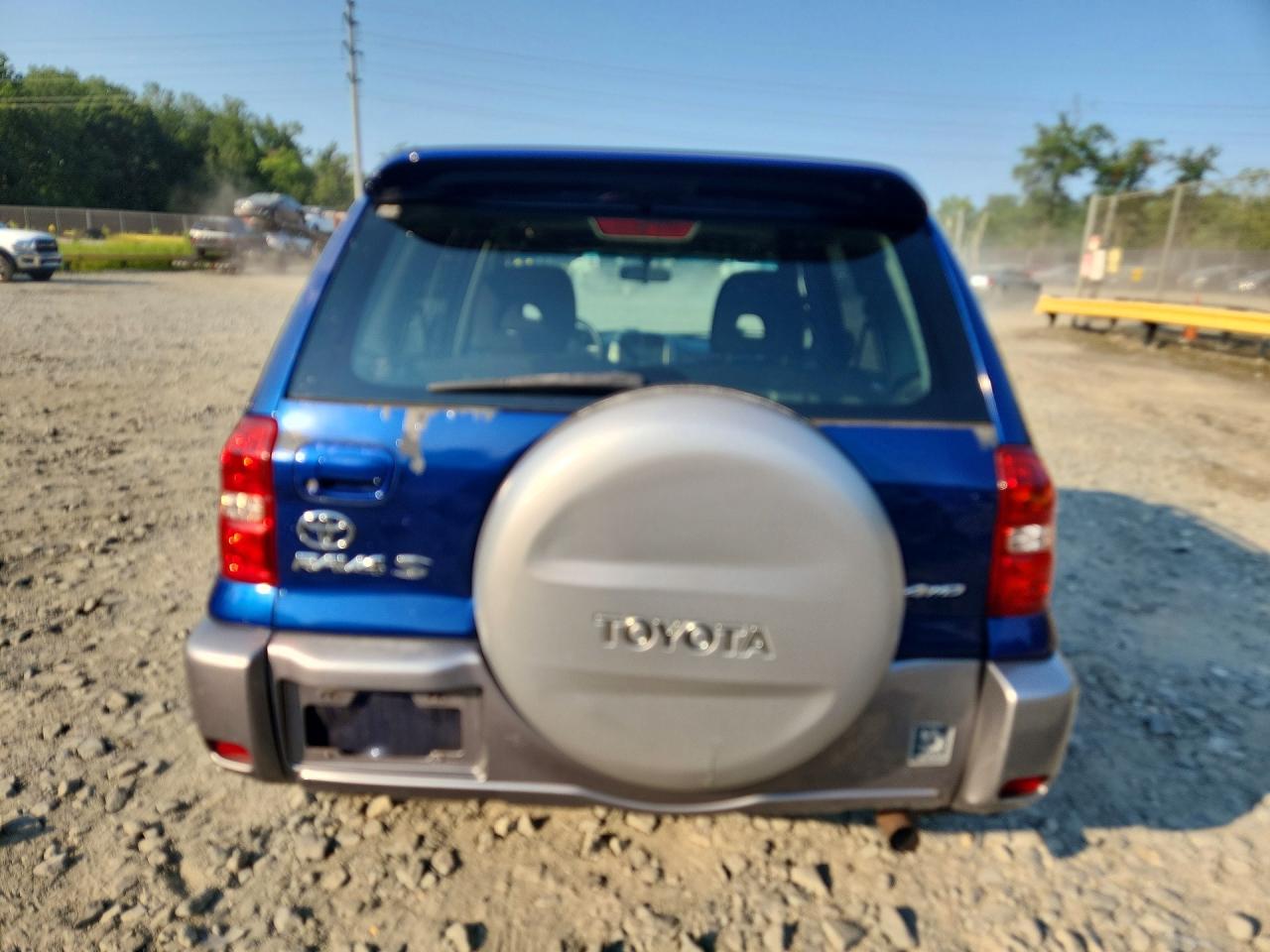 2005 Toyota Rav4 Base Blue vin: JTEGD20V750074755