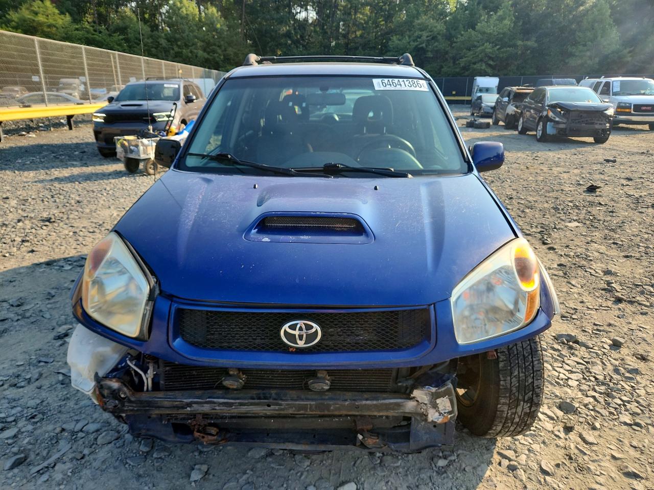 2005 Toyota Rav4 Base Blue vin: JTEGD20V750074755