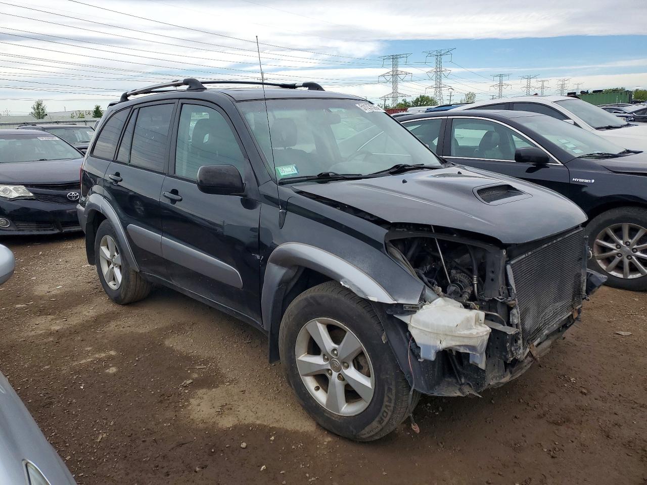 2005 Toyota Rav4 Base Black vin: JTEGD20V750075419